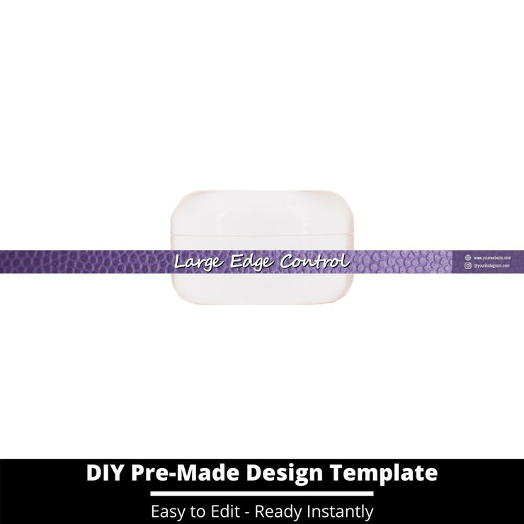 Large Edge Control Side Label Template 164