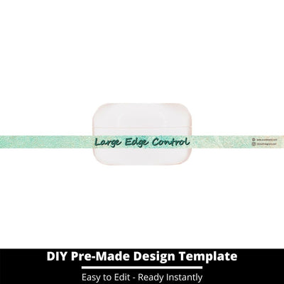 Large Edge Control Side Label Template 166