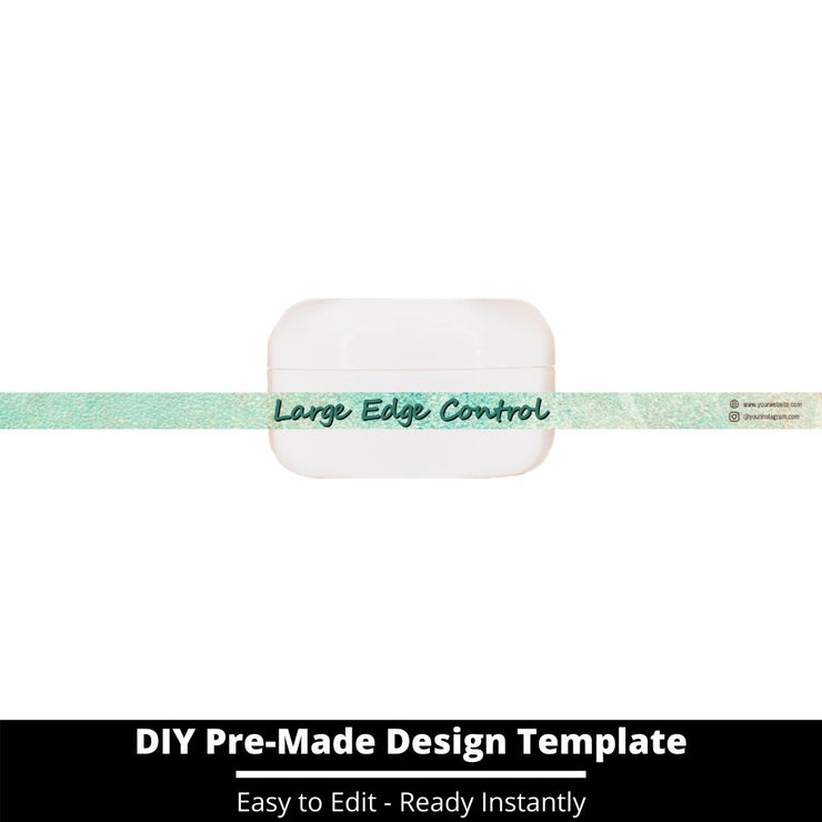 Large Edge Control Side Label Template 166