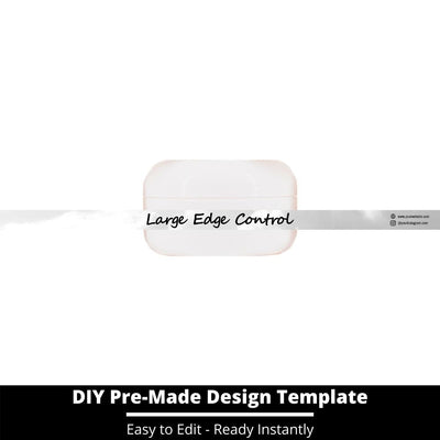 Large Edge Control Side Label Template 167