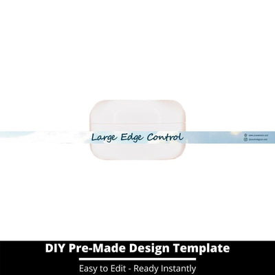Large Edge Control Side Label Template 168