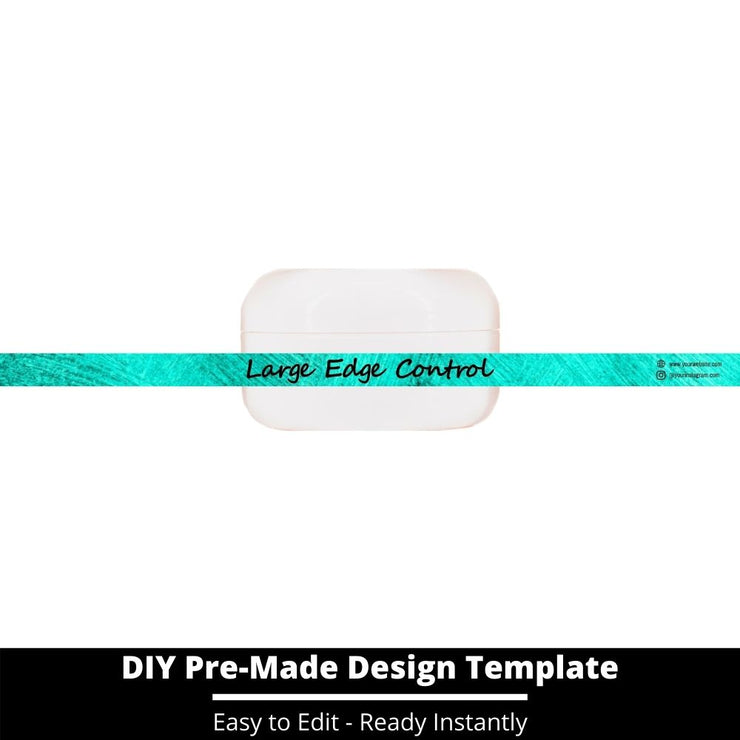 Large Edge Control Side Label Template 169