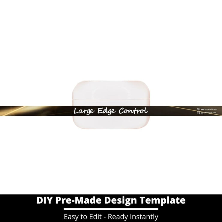 Large Edge Control Side Label Template 170