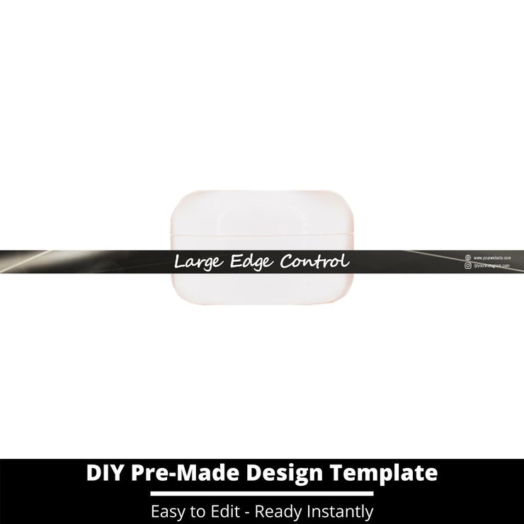 Large Edge Control Side Label Template 171