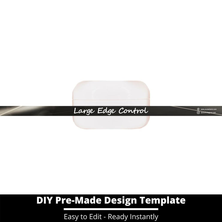 Large Edge Control Side Label Template 171