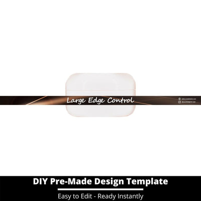 Large Edge Control Side Label Template 172