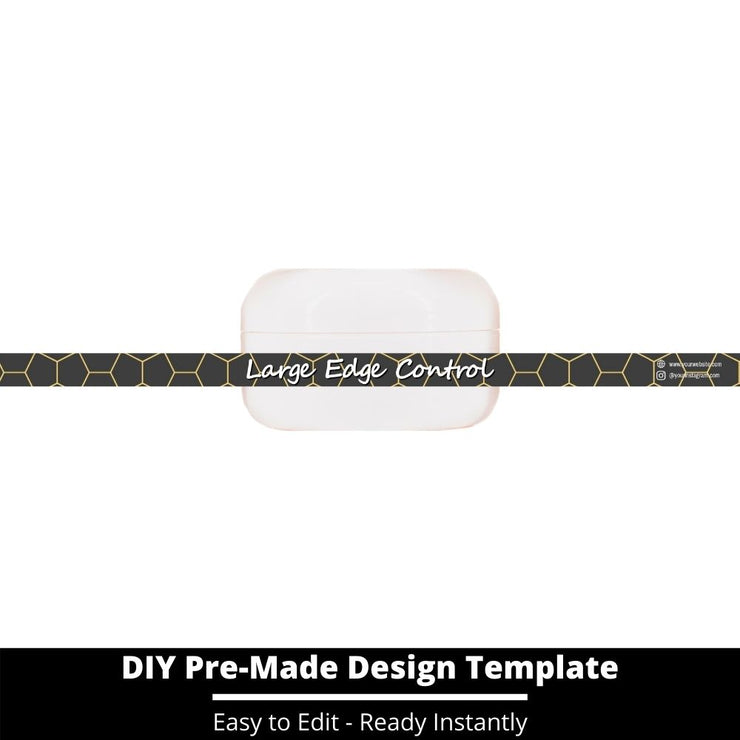 Large Edge Control Side Label Template 178