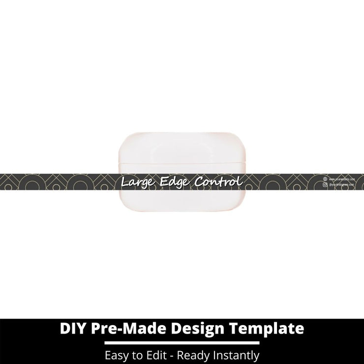 Large Edge Control Side Label Template 181