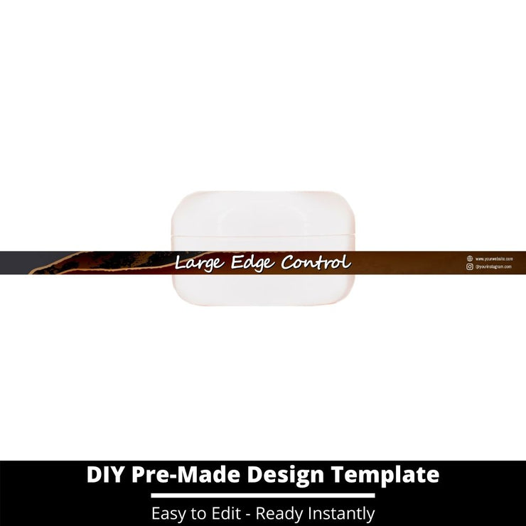 Large Edge Control Side Label Template 190