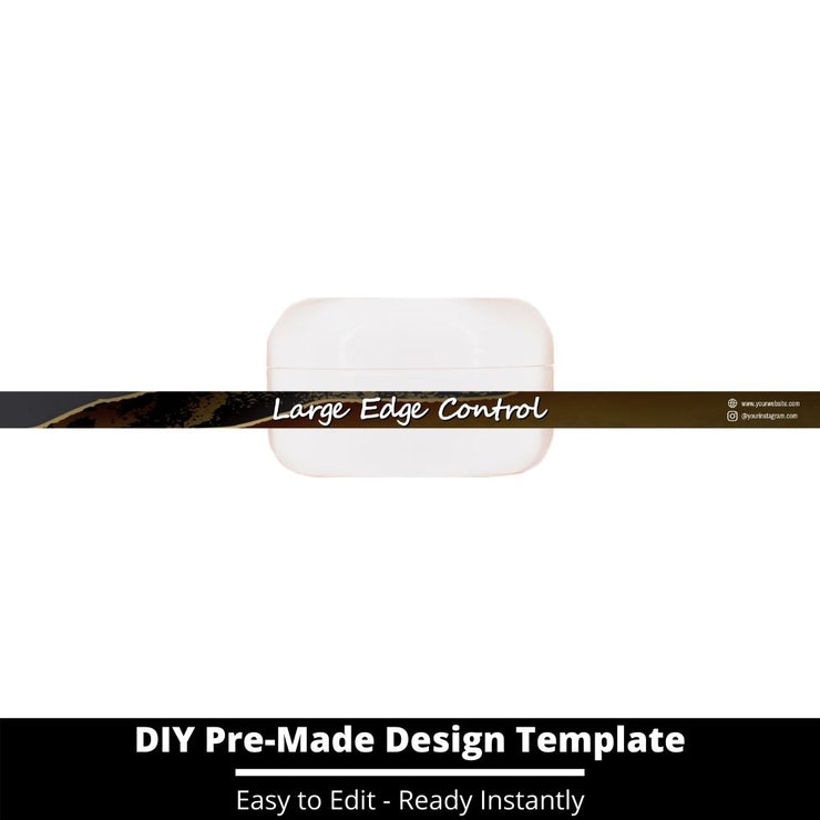 Large Edge Control Side Label Template 191