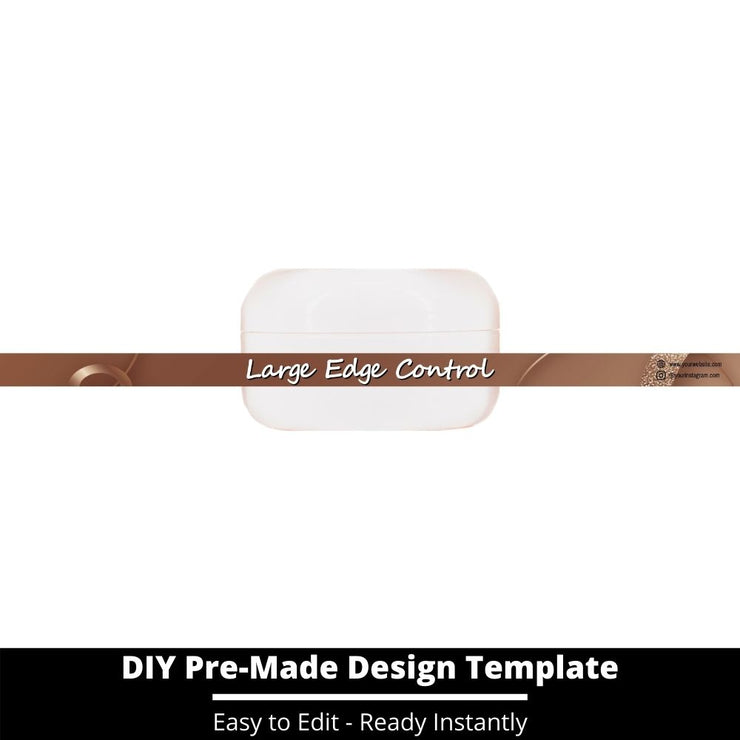 Large Edge Control Side Label Template 194
