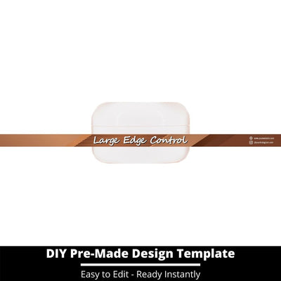 Large Edge Control Side Label Template 196