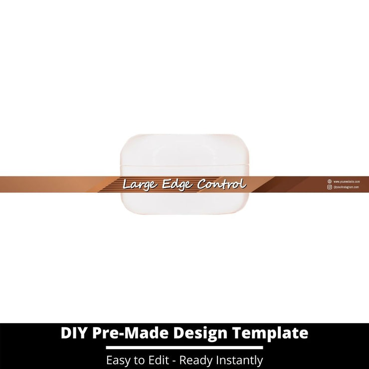 Large Edge Control Side Label Template 196