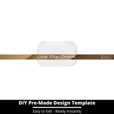 Large Edge Control Side Label Template 197