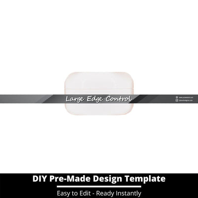 Large Edge Control Side Label Template 198