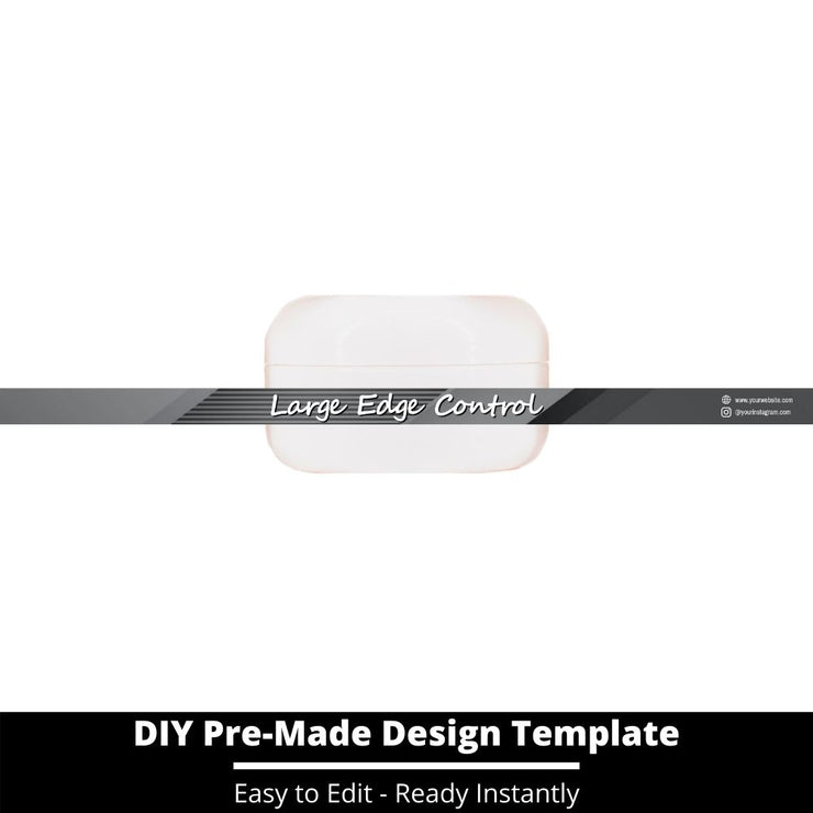 Large Edge Control Side Label Template 198