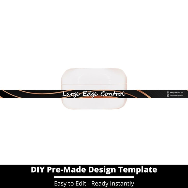 Large Edge Control Side Label Template 199