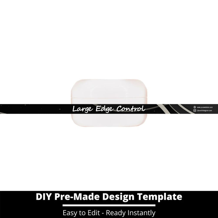 Large Edge Control Side Label Template 201