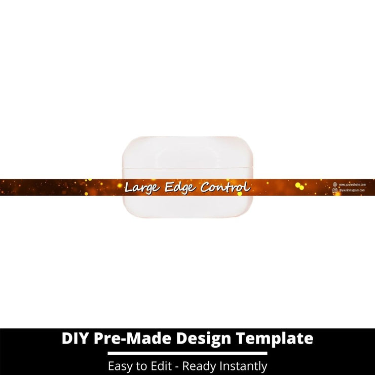 Large Edge Control Side Label Template 202