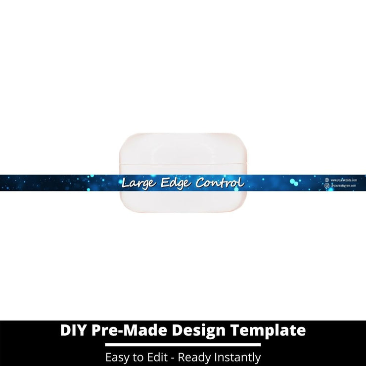 Large Edge Control Side Label Template 204