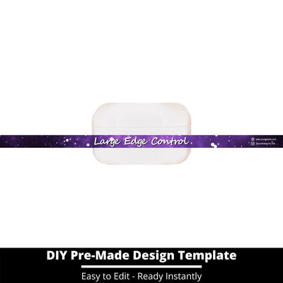Large Edge Control Side Label Template 205