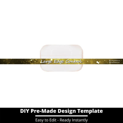 Large Edge Control Side Label Template 207