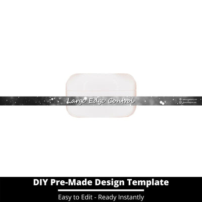 Large Edge Control Side Label Template 209