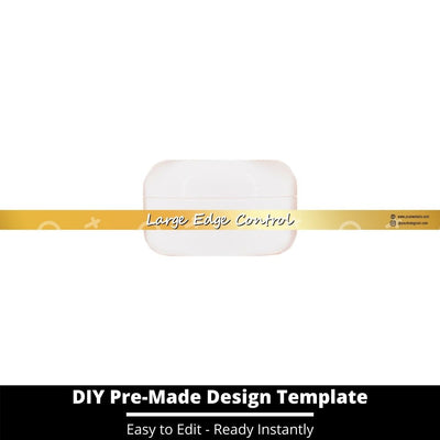Large Edge Control Side Label Template 210
