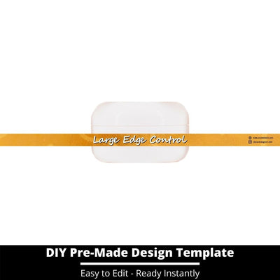 Large Edge Control Side Label Template 211