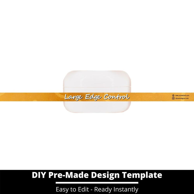 Large Edge Control Side Label Template 211