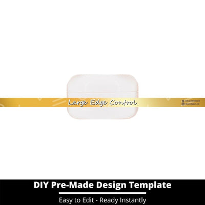 Large Edge Control Side Label Template 212