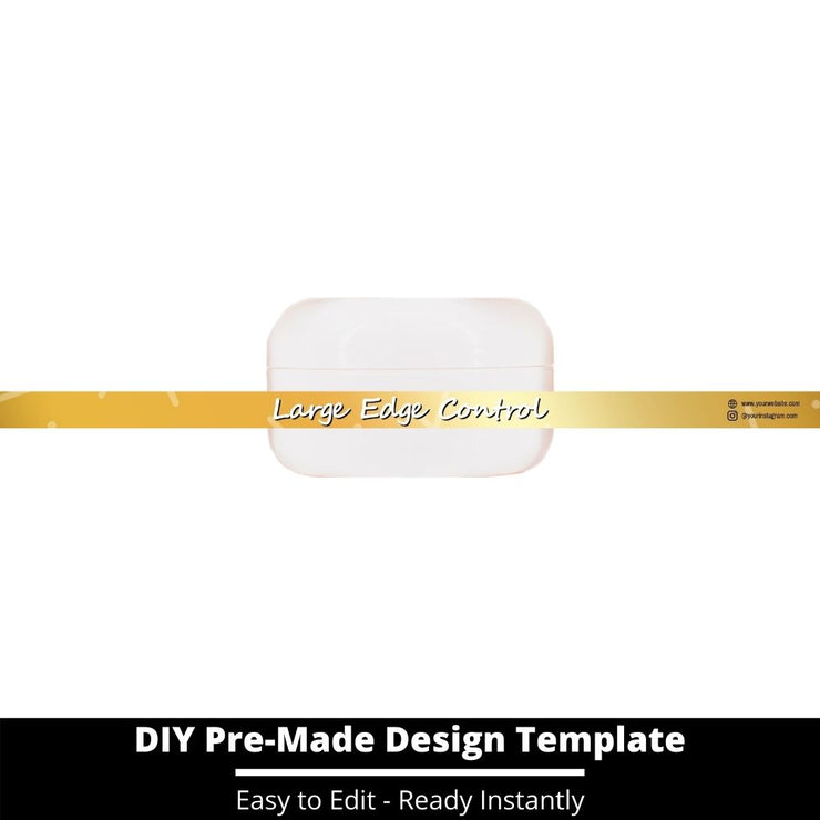 Large Edge Control Side Label Template 213