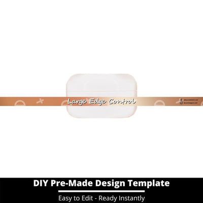 Large Edge Control Side Label Template 215