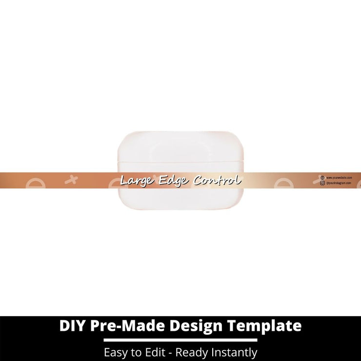 Large Edge Control Side Label Template 215