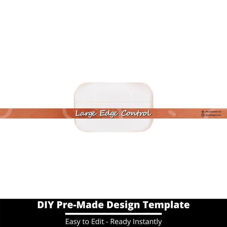 Large Edge Control Side Label Template 216