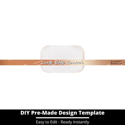 Large Edge Control Side Label Template 217