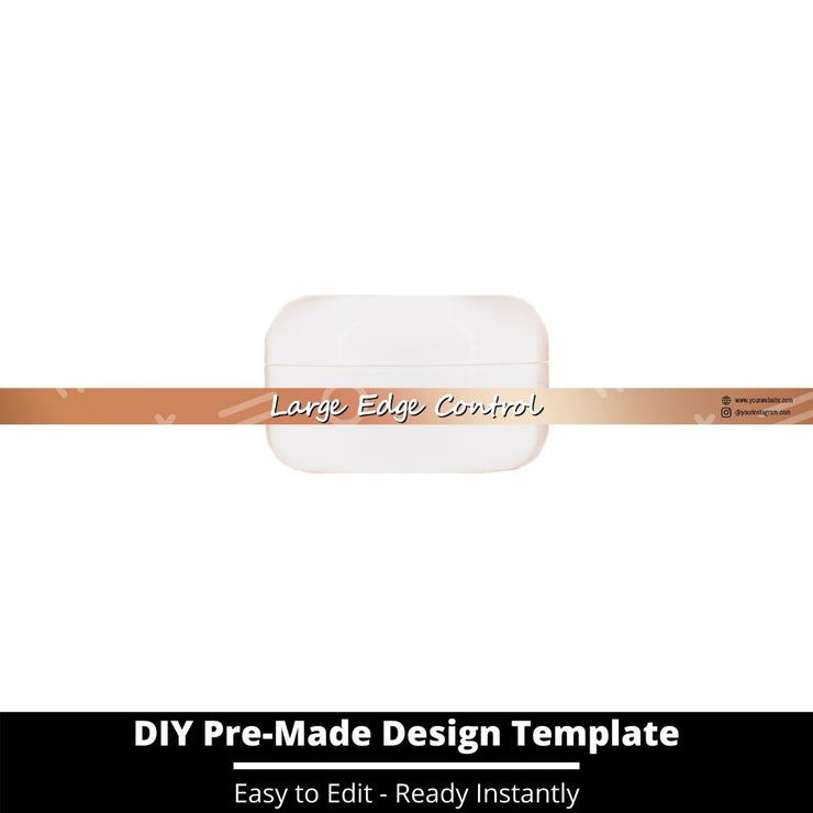 Large Edge Control Side Label Template 217