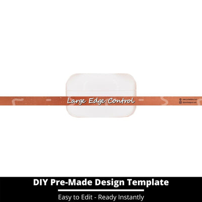 Large Edge Control Side Label Template 218