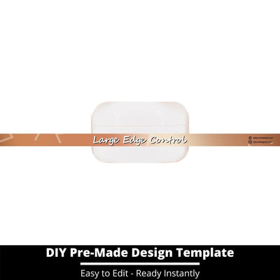 Large Edge Control Side Label Template 219