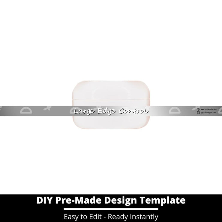 Large Edge Control Side Label Template 220