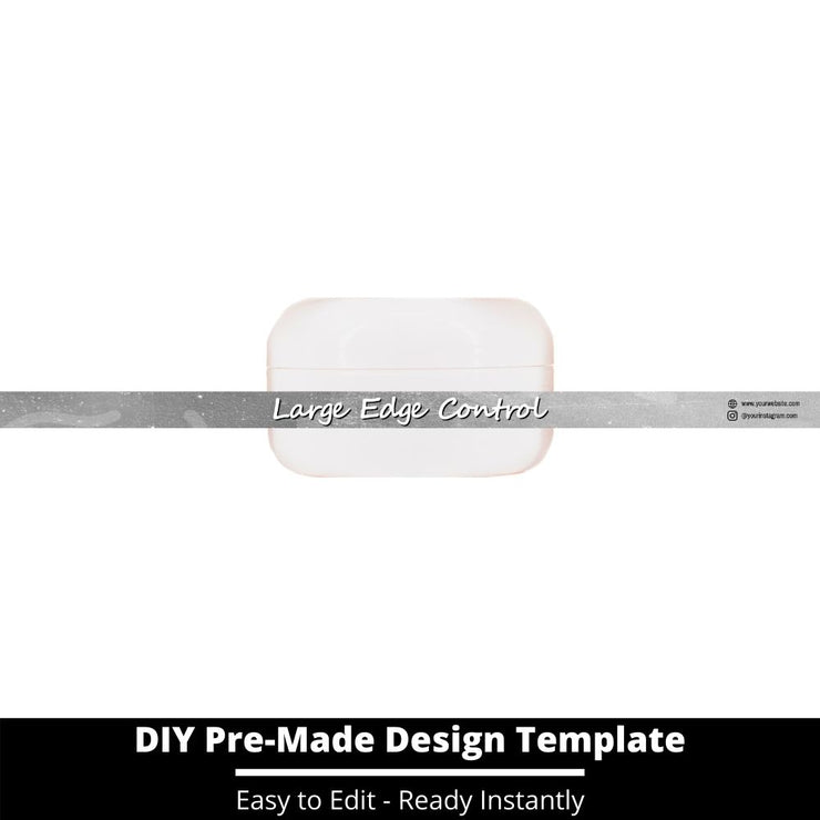 Large Edge Control Side Label Template 221