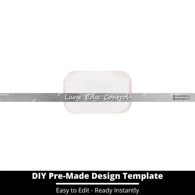 Large Edge Control Side Label Template 223