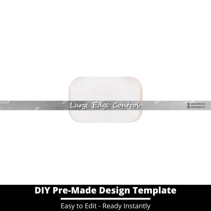 Large Edge Control Side Label Template 223