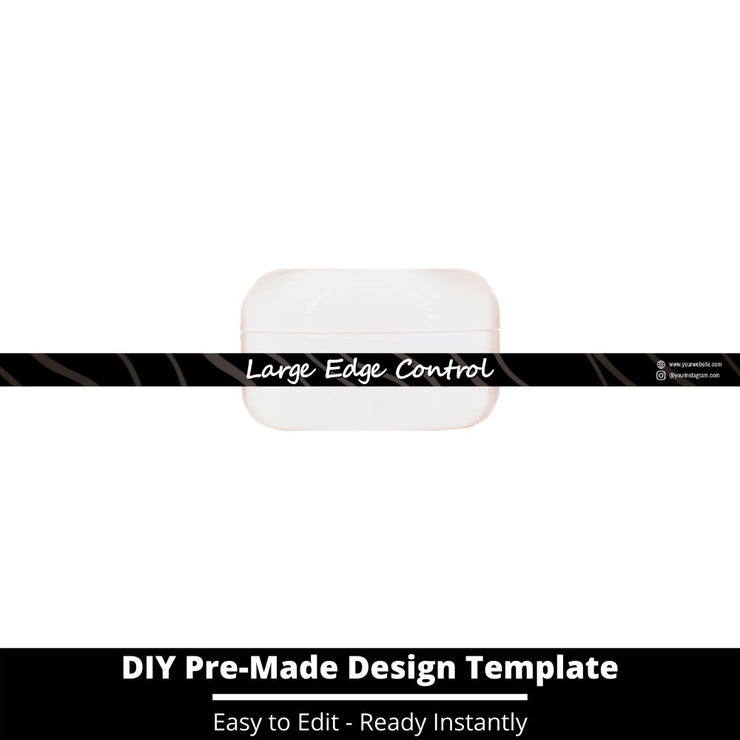 Large Edge Control Side Label Template 225