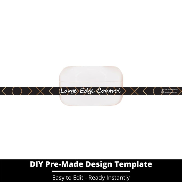 Large Edge Control Side Label Template 226