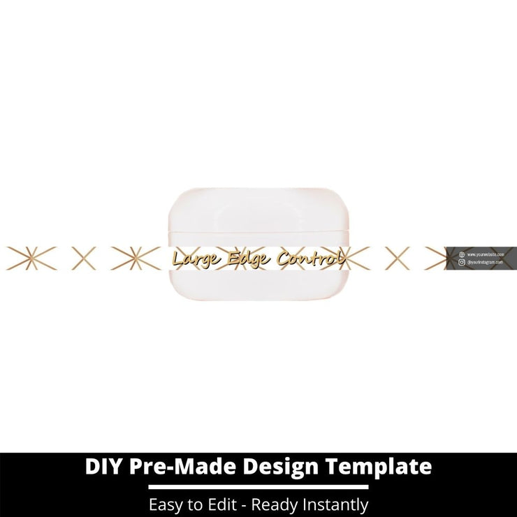 Large Edge Control Side Label Template 229