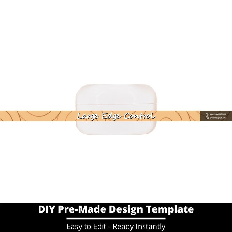 Large Edge Control Side Label Template 230