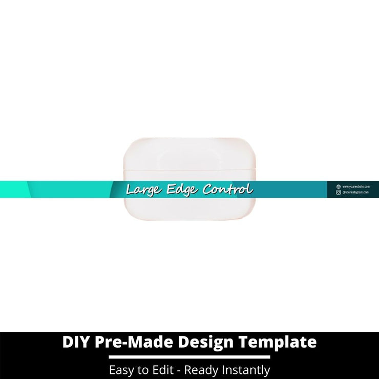 Large Edge Control Side Label Template 233