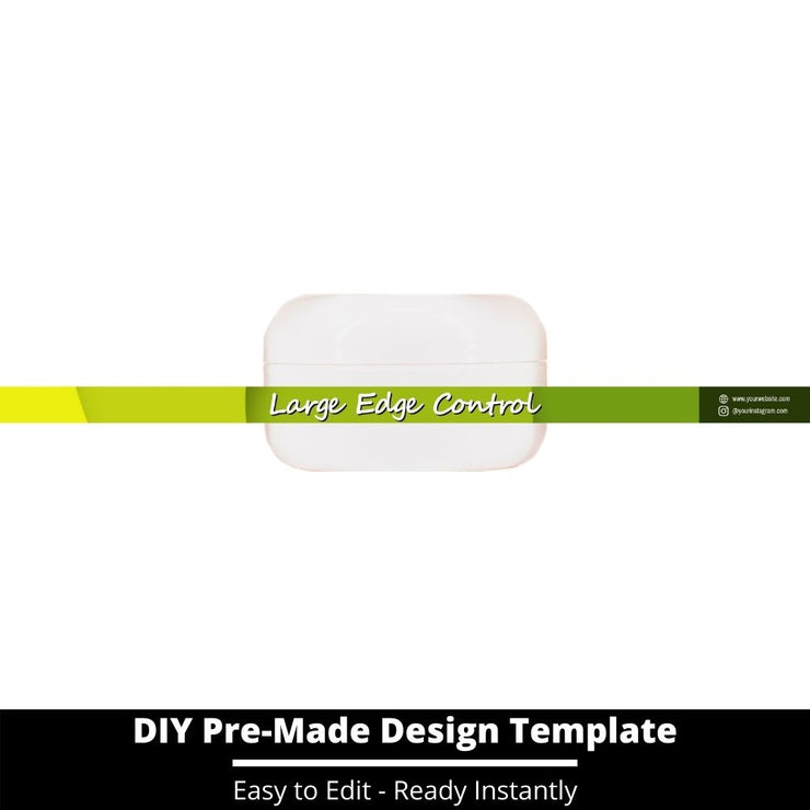 Large Edge Control Side Label Template 234