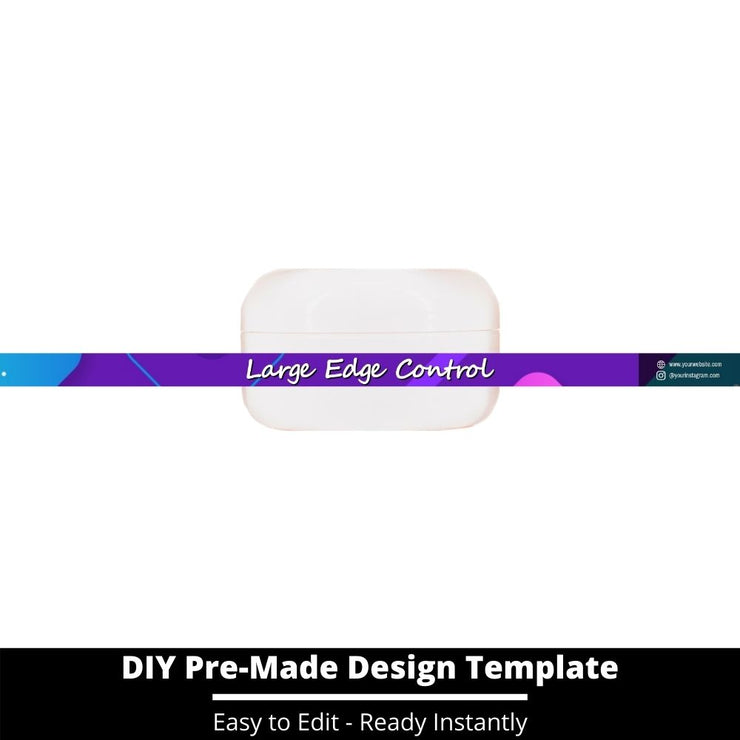 Large Edge Control Side Label Template 235